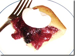 organic fruit filling cake