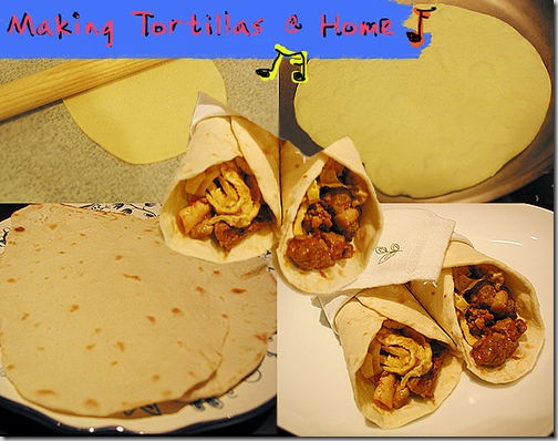 homemade tortillas