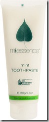 actual organics toothpaste