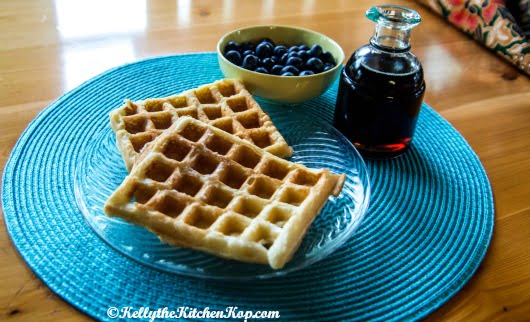 Healthy pancakes and waffles recipe