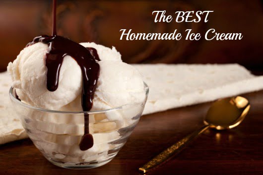 BEST Homemade Ice Cream Recipe