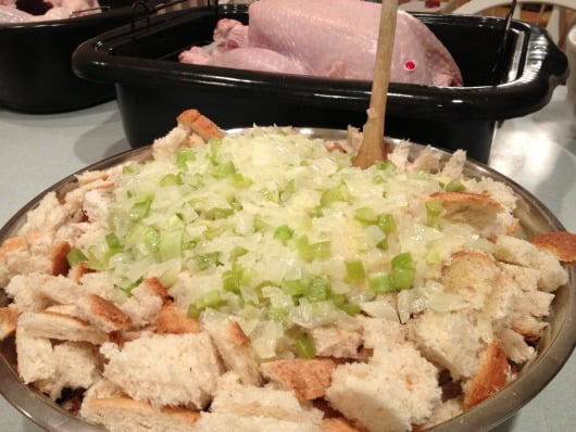 turkey stuffing mixture