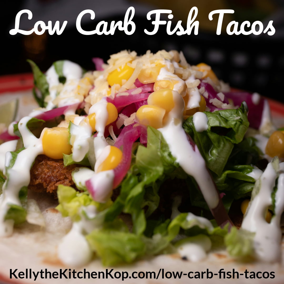 low-carb fish tacos