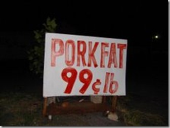pork fat