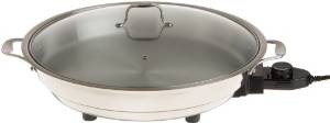 stainless steel electric frying pan