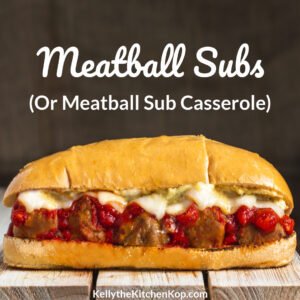 Meatball Sub Casserole