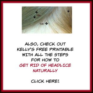 Get rid of head lice naturally