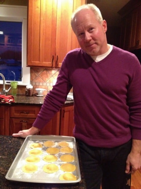 Homemade ravioli