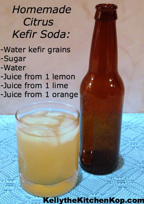 Homemade Citrus Kefir Soda