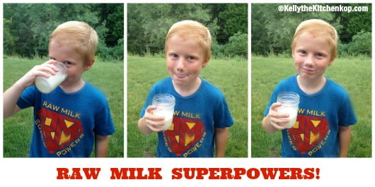 Raw Milk Superpowers Collage