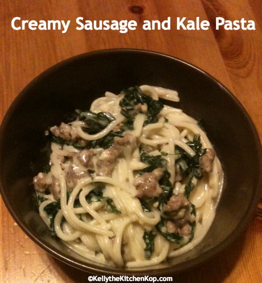 Creamy Sausage and Kale Pasta