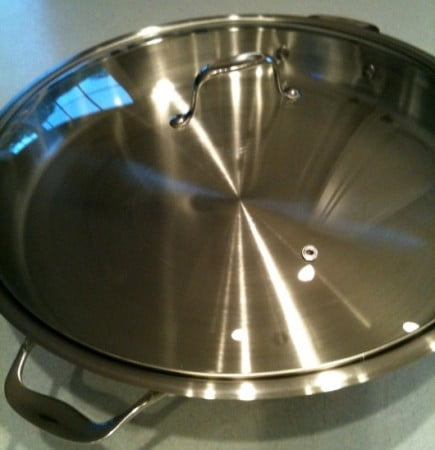stainless steel electric pan