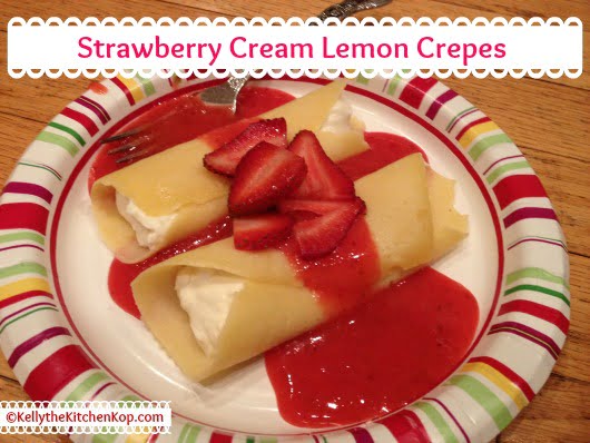 Strawberry Creme Crepes