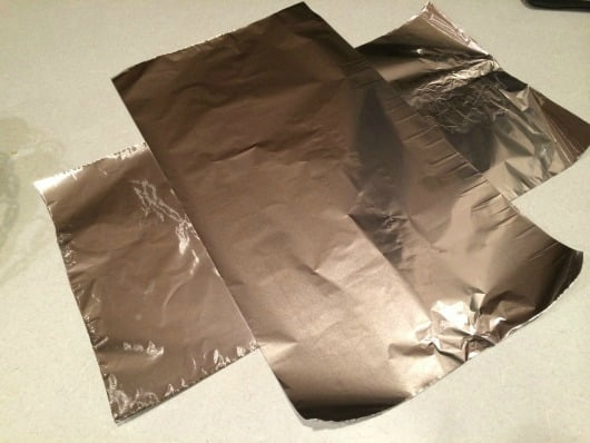 How to make cheese bread - foil