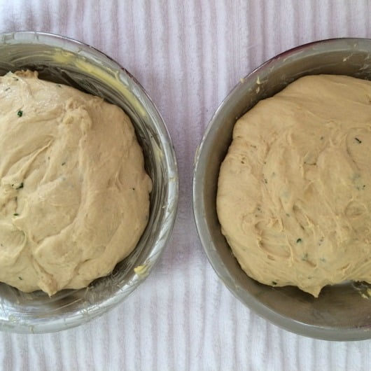 How to make cheese bread - rising