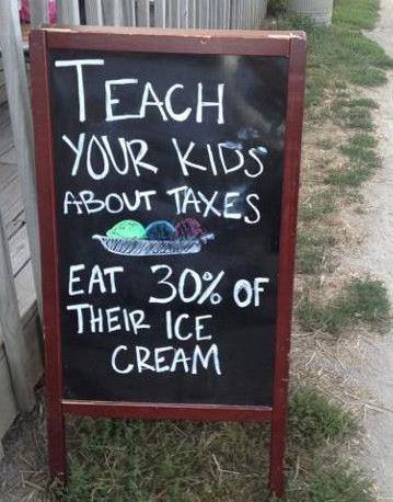 ice cream tax