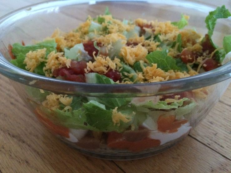 Burrito bowl shot