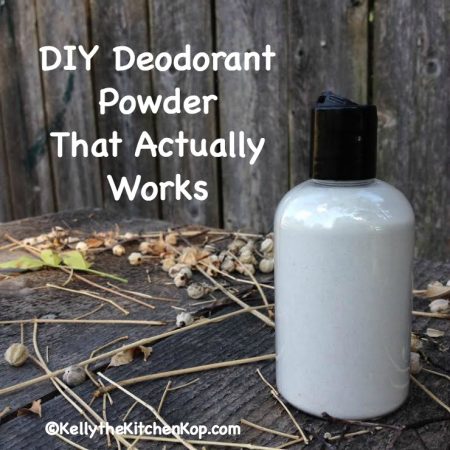 DIY deodorant