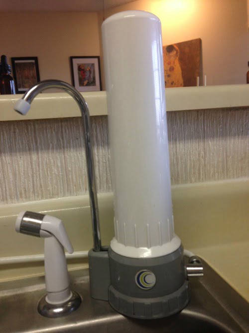 counter top water filter