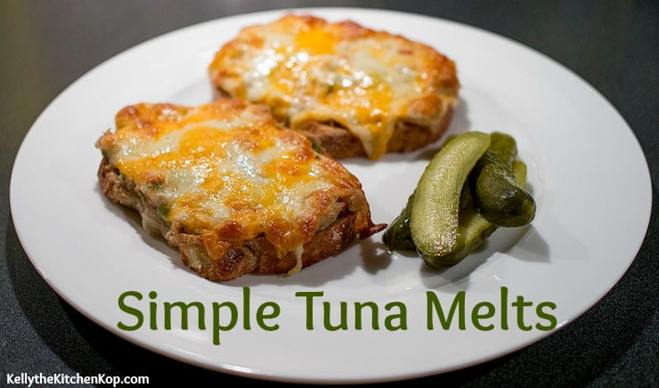 Simple Tuna Melt Sandwich for a Fast Dinner - Kelly the Kitchen Kop