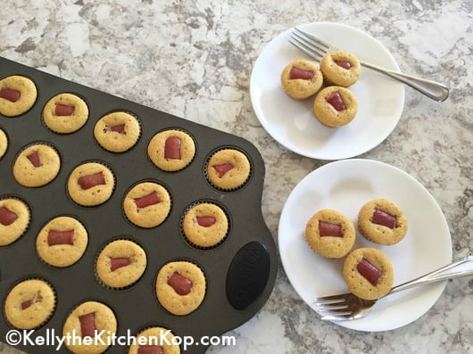 Real Food Mini Corn Dog Muffins