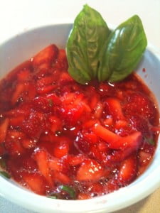 strawberry bruschetta