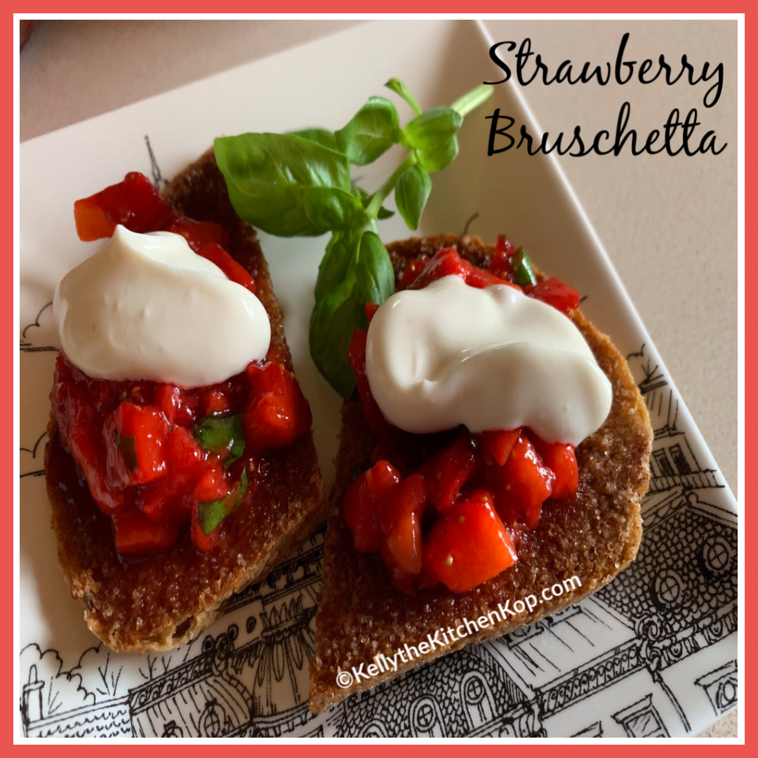 strawberry bruschetta