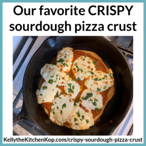 crispy sourdough pizza crust