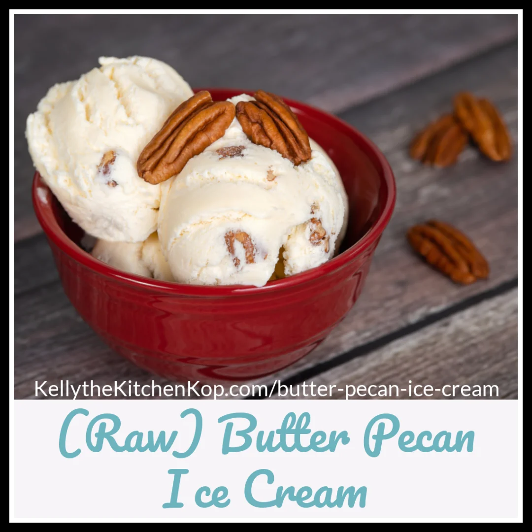 Raw Butter Pecan Ice Cream