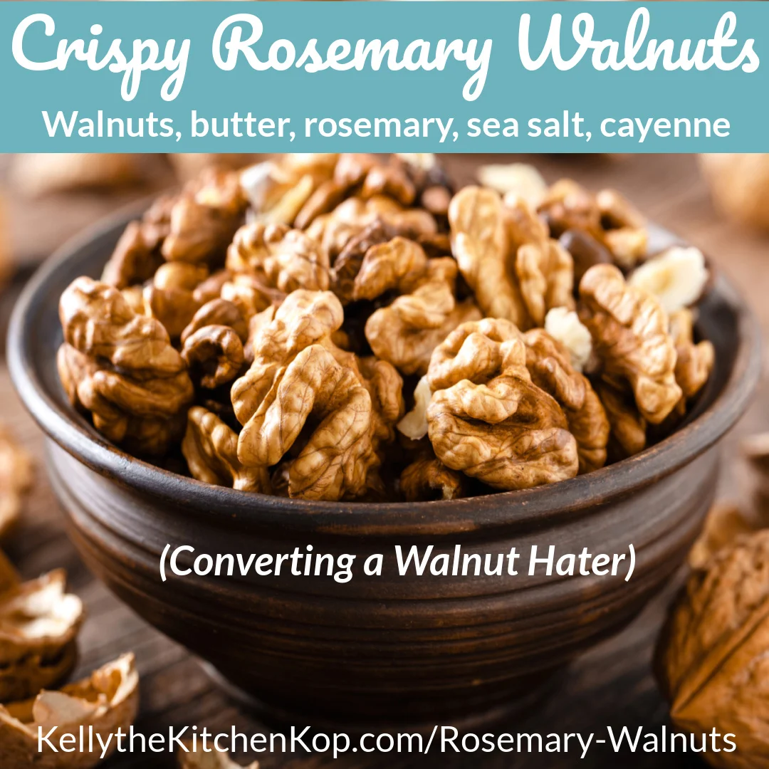 Crispy Rosemary Walnuts