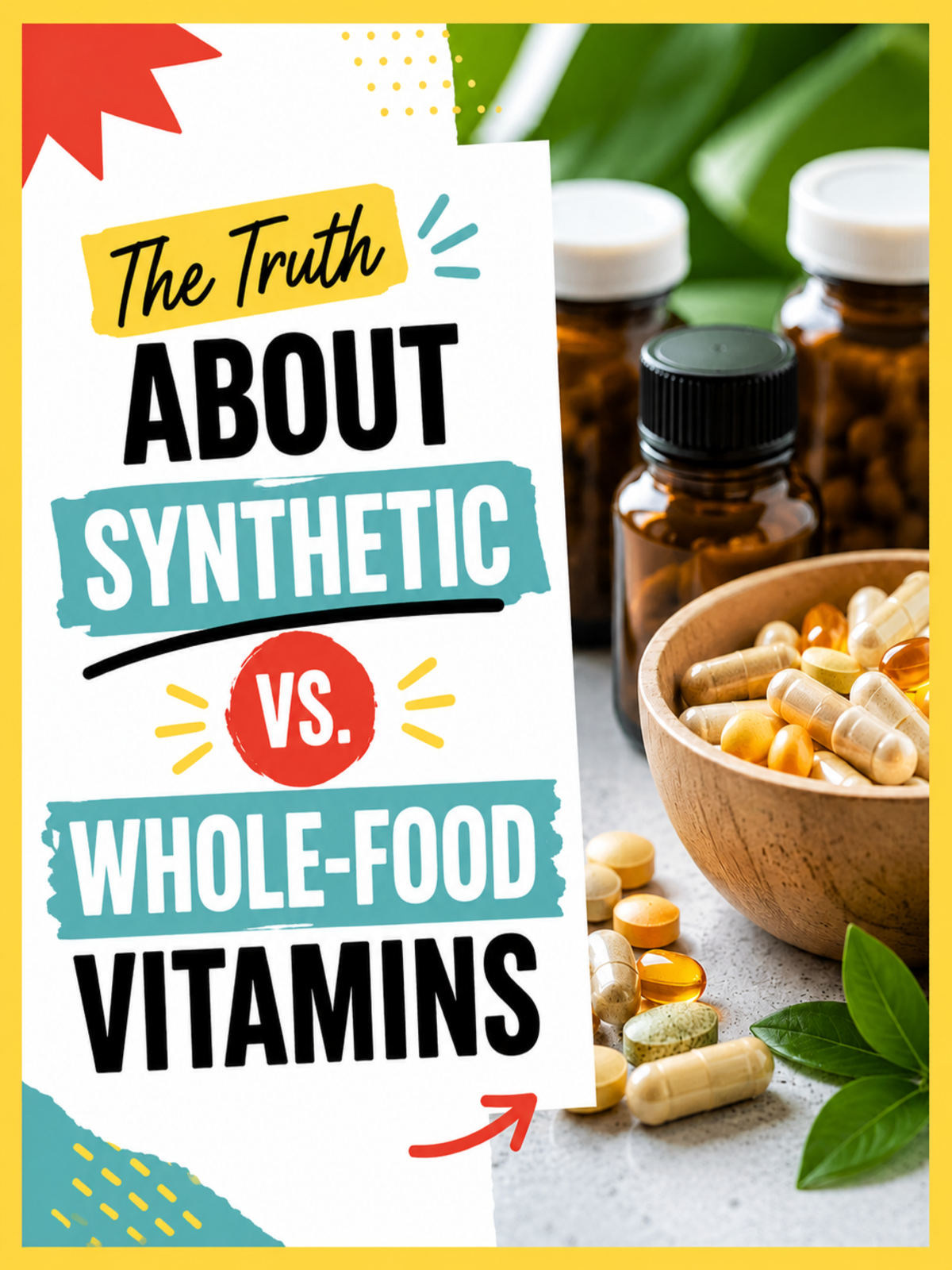 Synthetic vs. Whole-Food Vitamins